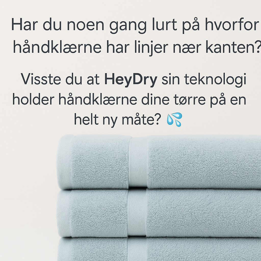 Håndklær med Dobby-linjer.