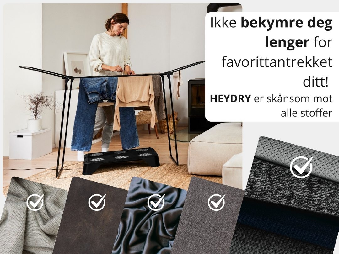 Hva gjør du med klær som lukter