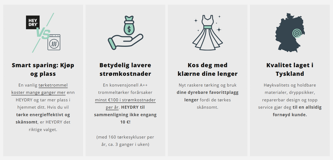 Slik sparer du strøm på klesvask og tørk
